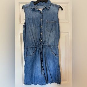 Universal Thread Denim Colored Romper-Size Medium